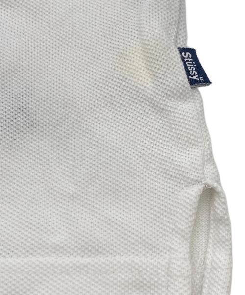 stussy（ステューシー）stussy (ステューシー) ポロシャツ ホワイト サイズ:Ｍの古着・服飾アイテム