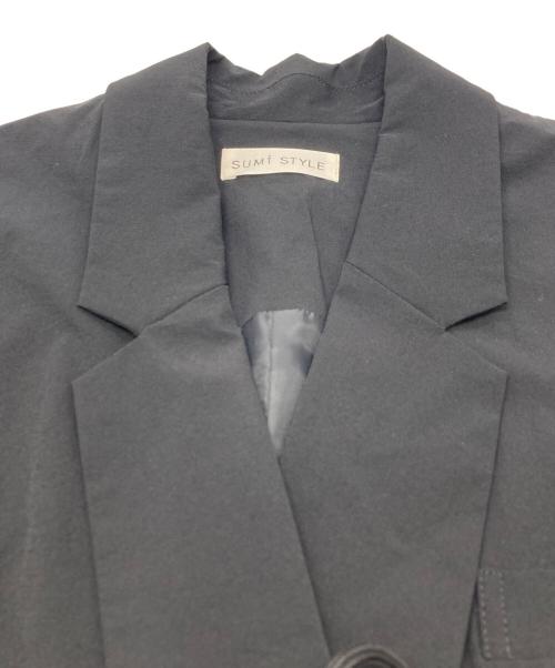 SUMI STYLE（スミ スタイル）SUMI STYLE (スミ スタイル) 柄ポイントベスト ブラック サイズ:FREEの古着・服飾アイテム