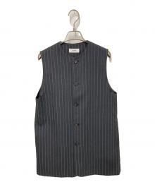 LOEFF（ロエフ）の古着「ストライプベスト」｜グレー