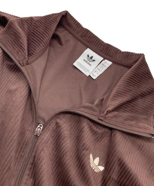 adidas（アディダス）adidas (アディダス) アディカラーシーズナルトラックジャケット ブラウン サイズ:Ｍの古着・服飾アイテム
