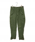 MILITARYミリタリー）の古着「M-59 カーゴパンツ」｜オリーブ