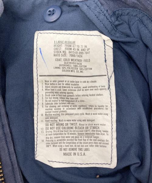 US ARMY（ユーエスアーミー）US ARMY (ユーエスアーミー) M-65 フィールドジャケット ネイビー サイズ:XLの古着・服飾アイテム
