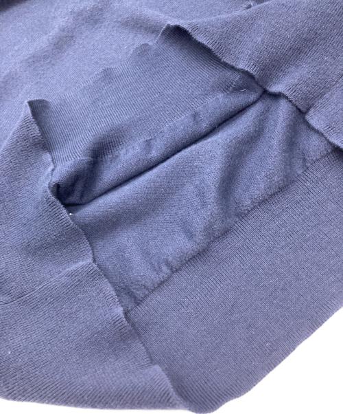 POLO RALPH LAUREN（ポロ・ラルフローレン）POLO RALPH LAUREN (ポロ・ラルフローレン) ウォッシャブルピマコットンニット ネイビー サイズ:Sの古着・服飾アイテム