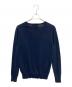 POLO RALPH LAUREN (ポロ・ラルフローレン) ウォッシャブルピマコットンニット ネイビー サイズ:S：4000円