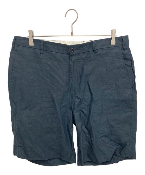 CORDINGS（コーディングス）CORDINGS (コーディングス) リネンショーツ ネイビー サイズ:36の古着・服飾アイテム