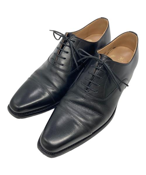 SCOTCH GRAIN（スコッチグレイン）SCOTCH GRAIN (スコッチグレイン) ストレートチップシューズ ブラック サイズ:24 1/2の古着・服飾アイテム