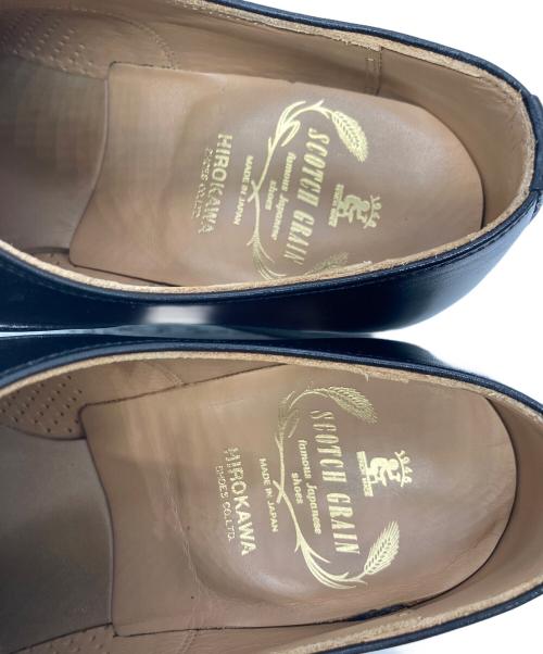 SCOTCH GRAIN（スコッチグレイン）SCOTCH GRAIN (スコッチグレイン) ストレートチップシューズ ブラック サイズ:24 1/2の古着・服飾アイテム