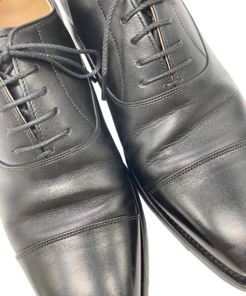 SCOTCH GRAIN（スコッチグレイン）SCOTCH GRAIN (スコッチグレイン) ストレートチップシューズ ブラック サイズ:24 1/2の古着・服飾アイテム