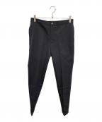 TOMORROW LANDトゥモローランド）の古着「2WAYストレッチ ダブルクロス ノープリーツイージースラックス」｜グレー