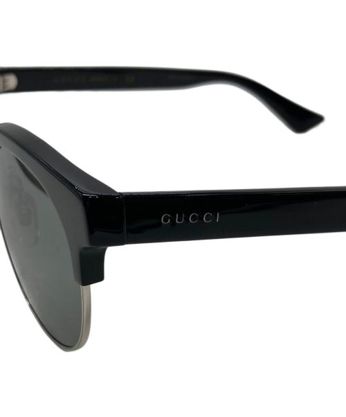 GUCCI（グッチ）GUCCI (グッチ) サングラス ブラック サイズ:55□18-145の古着・服飾アイテム