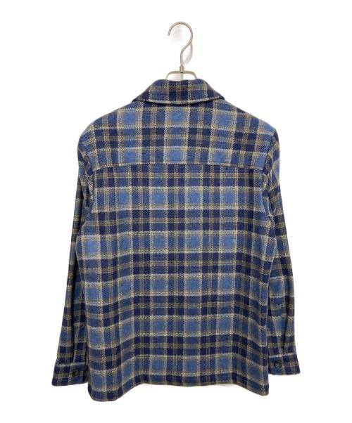 A.P.C.（アーペーセー）A.P.C. (アーペーセー) フランネルカバーオール グリーン×ネイビー サイズ:XSの古着・服飾アイテム