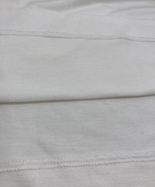 yo BIOTOP Lingerie（ヨー ビオトープ ランジェリー）yo BIOTOP Lingerie (ヨー ビオトープ ランジェリー) silk jersey tight skirt ホワイトの古着・服飾アイテム