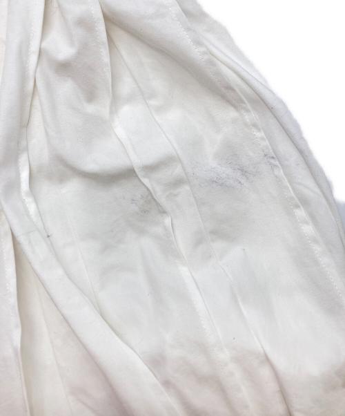 CASA FLINE（カーサフライン）CASA FLINE (カーサフライン) ブラウジングノースリーブシャツワンピース ホワイト サイズ:FREEの古着・服飾アイテム