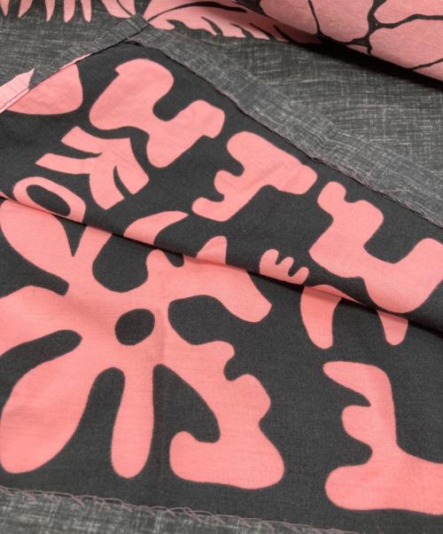 reyn spooner（レイン スプナー）reyn spooner (レイン スプナー) アロハシャツ グレー×ピンク サイズ:FREEの古着・服飾アイテム