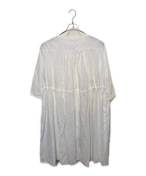 plantation（プランテーション）plantation (プランテーション) リネン混ワンピース ホワイト サイズ:Ｍの古着・服飾アイテム