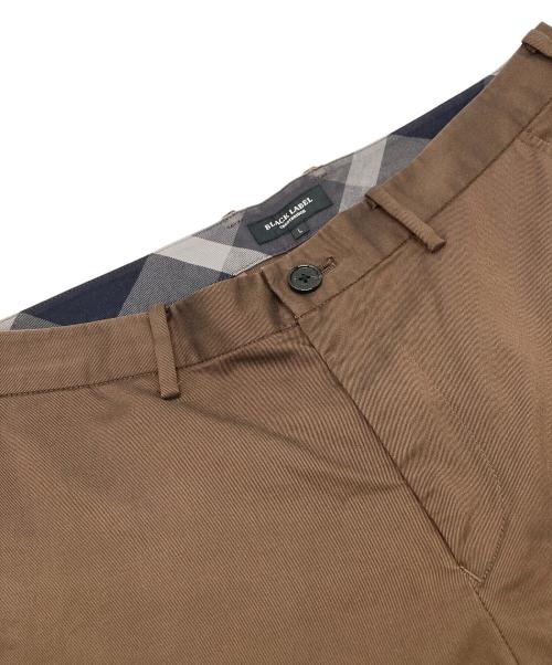 BLACK LABEL CRESTBRIDGE（ブラックレーベル クレストブリッジ）BLACK LABEL CRESTBRIDGE (ブラックレーベル クレストブリッジ) チノスラックス ブラウン サイズ:Ｌの古着・服飾アイテム