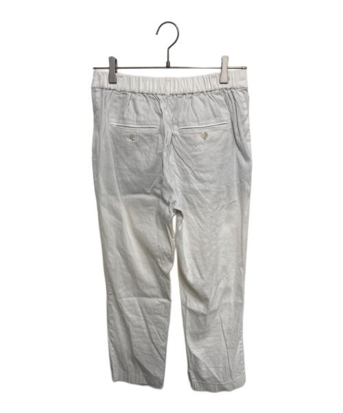 23区（ニジュウサンク）23区 (ニジュウサンク) リネンレーヨンストレッチ ワイドパンツ ホワイト サイズ:38の古着・服飾アイテム