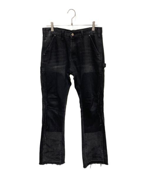 mnml（ミニマル）mnml (ミニマル) フレアデニムパンツ ブラック サイズ:29の古着・服飾アイテム