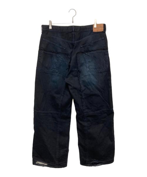 BALENCIAGA（バレンシアガ）BALENCIAGA (バレンシアガ) ダブルニーデニムパンツ インディゴ サイズ:Ｓの古着・服飾アイテム