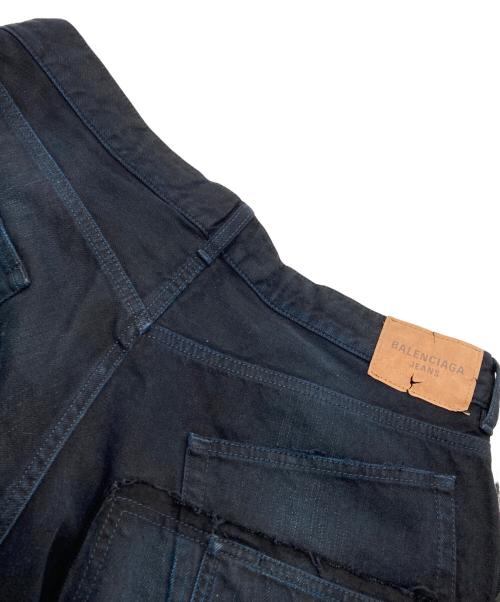 BALENCIAGA（バレンシアガ）BALENCIAGA (バレンシアガ) ダブルニーデニムパンツ インディゴ サイズ:Ｓの古着・服飾アイテム