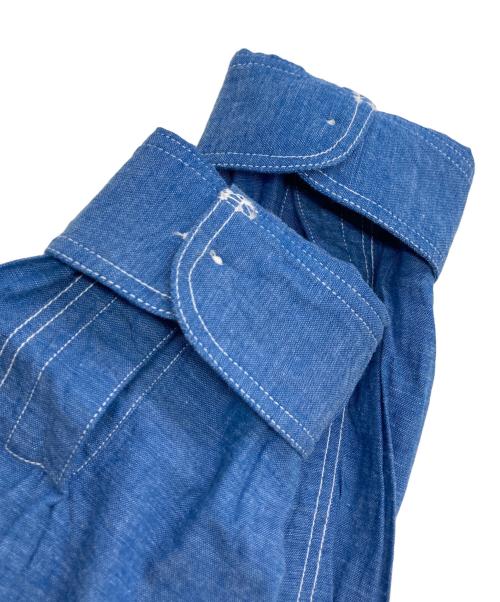SUGAR CANE（シュガーケーン）SUGAR CANE (シュガーケーン) VAT DYE CHAMBRAY WORK SHIRT ブルー サイズ:L 未使用品の古着・服飾アイテム
