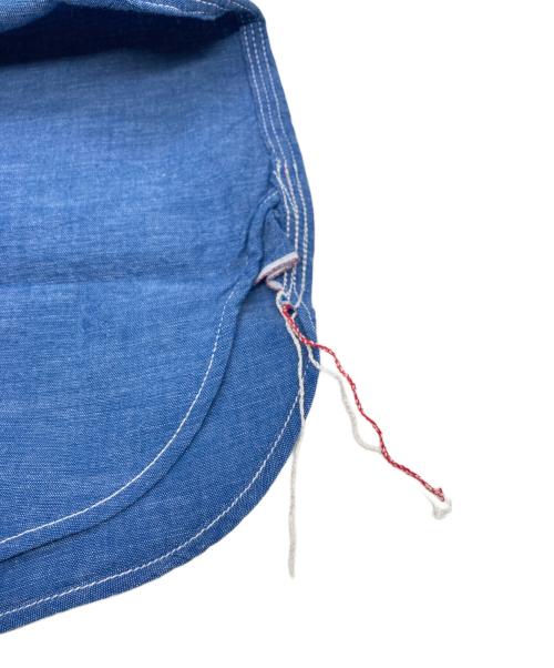 SUGAR CANE（シュガーケーン）SUGAR CANE (シュガーケーン) VAT DYE CHAMBRAY WORK SHIRT ブルー サイズ:L 未使用品の古着・服飾アイテム