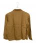 BROOKS BROTHERS (ブルックスブラザーズ) 23SS / オープンカラーリネン シャツ ジャケット ブラウン サイズ:L：9000円