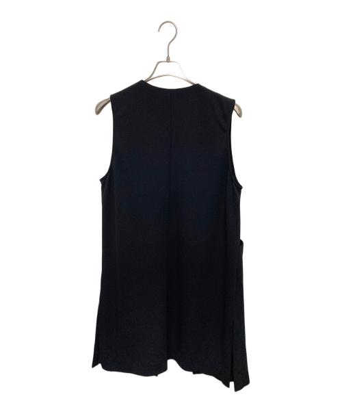 UNFILO（アンフィーロ）UNFILO (アンフィーロ) ロングジレ ブラック サイズ:Ｍの古着・服飾アイテム