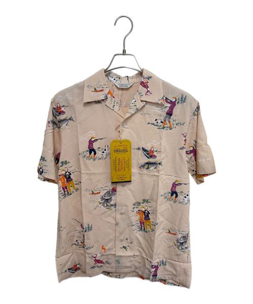 ORGUEIL（オルゲイユ）ORGUEIL (オルゲイユ) ハワイアンシャツ ベージュ サイズ:38の古着・服飾アイテム