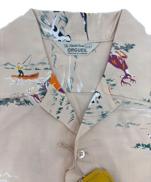 ORGUEIL（オルゲイユ）ORGUEIL (オルゲイユ) ハワイアンシャツ ベージュ サイズ:38の古着・服飾アイテム