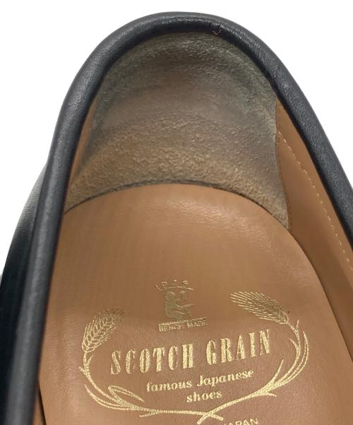 SCOTCH GRAIN（スコッチグレイン）SCOTCH GRAIN (スコッチグレイン) コインローファー ブラック サイズ:25.5ｃｍの古着・服飾アイテム