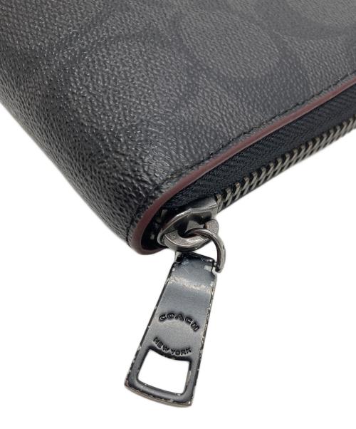 COACH（コーチ）COACH (コーチ) ラウンドジップウォレット ブラックの古着・服飾アイテム