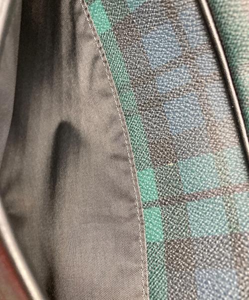 TAKEO KIKUCHI（タケオキクチ）TAKEO KIKUCHI (タケオキクチ) ブラックウォッチショルダーバッグ ネイビー×グリーンの古着・服飾アイテム