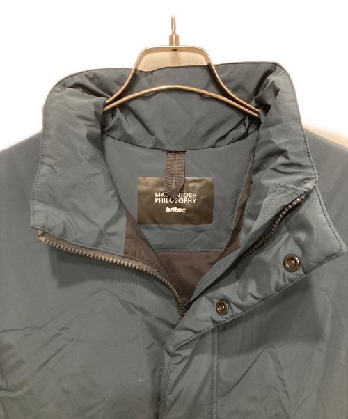 MACKINTOSH PHILOSOPHY（マッキントッシュ フィロソフィー）MACKINTOSH PHILOSOPHY (マッキントッシュ フィロソフィー) ブリテック  ダウンブルゾン シルキータッチナイロン ネイビー サイズ:38の古着・服飾アイテム