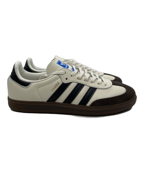 adidas（アディダス）adidas (アディダス) SAMBA OG BY（サンバ OG） ホワイト×ブラウン サイズ:US8.5/UK8/JP26.5の古着・服飾アイテム