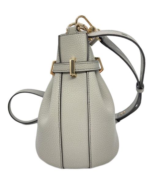 FURLA（フルラ）FURLA (フルラ) AURA MINI DRAWSTRING ショルダーバッグ グレー サイズ:なしの古着・服飾アイテム