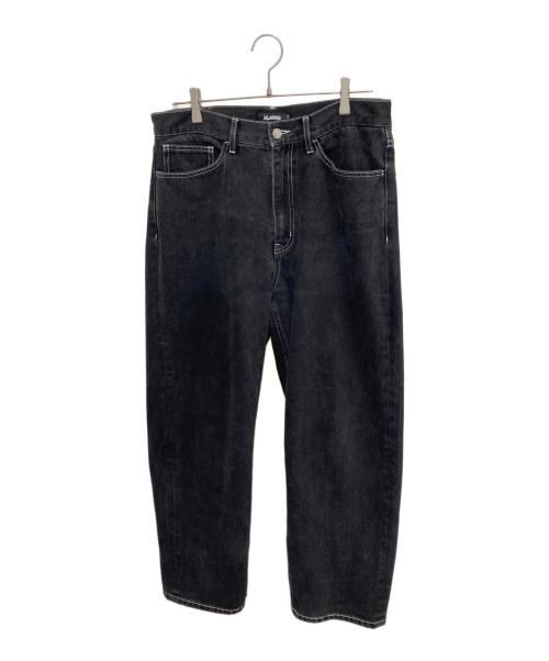 X-LARGE（エクストララージ）X-LARGE (エクストララージ) BURNING DICE PANTS /バーニングダイスワッペン デニムパンツ  グレー サイズ:34の古着・服飾アイテム