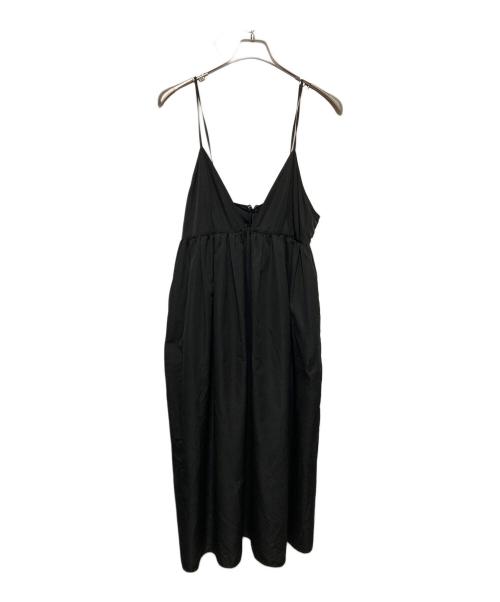 SLOBE IENA（スローブ イエナ）SLOBE IENA (スローブ イエナ) タフタギャザーキャミワンピース ブラック サイズ:38の古着・服飾アイテム