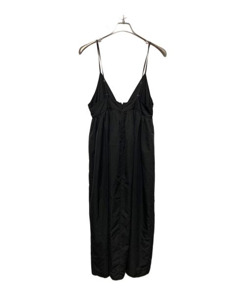 SLOBE IENA（スローブ イエナ）SLOBE IENA (スローブ イエナ) タフタギャザーキャミワンピース ブラック サイズ:38の古着・服飾アイテム
