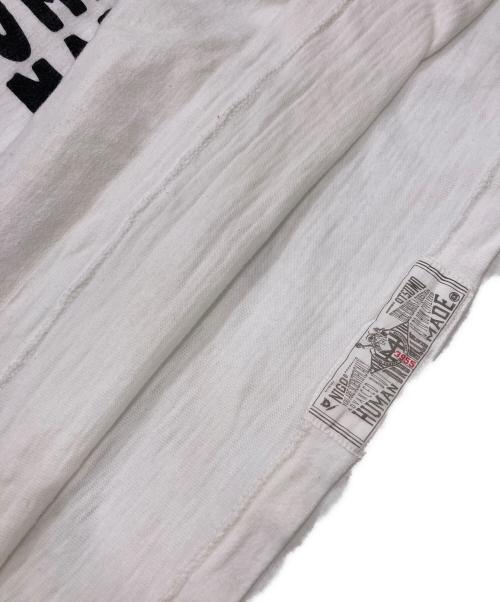 HUMAN MADE（ヒューマンメイド）HUMAN MADE (ヒューマンメイド) ロゴプリントTシャツ ホワイト サイズ:XLの古着・服飾アイテム