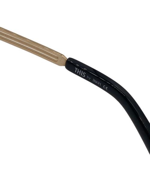 THIS by INARI（ディスバイイナリ）THIS by INARI (ディスバイイナリ) 眼鏡 ゴールド サイズ:56□20-140の古着・服飾アイテム