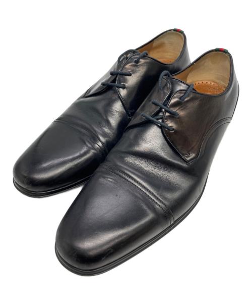 GUCCI（グッチ）GUCCI (グッチ) ビジネスシューズ ブラック サイズ:US10(M)の古着・服飾アイテム