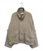 RYO TAKASHIMAリョウタカシマ）の古着「SHAGGY OVER SLEEVE DRIZZLER JACKET」｜ベージュ
