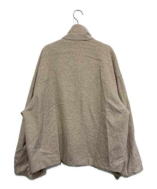 RYO TAKASHIMA（リョウタカシマ）RYO TAKASHIMA (リョウタカシマ) SHAGGY OVER SLEEVE DRIZZLER JACKET ベージュ サイズ:Ｍの古着・服飾アイテム