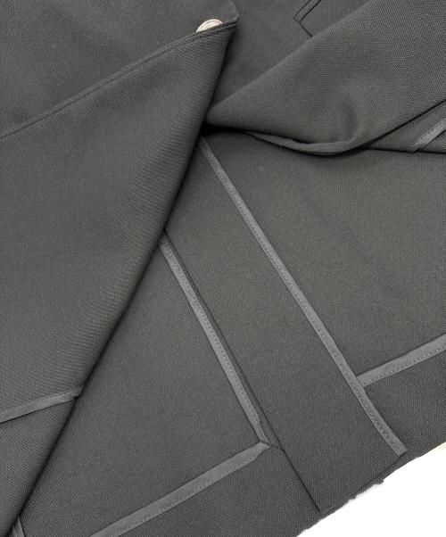 TOMORROW LAND（トゥモローランド）TOMORROW LAND (トゥモローランド) プリペラストレッチ ダブルブレストジレ グレー サイズ:36の古着・服飾アイテム