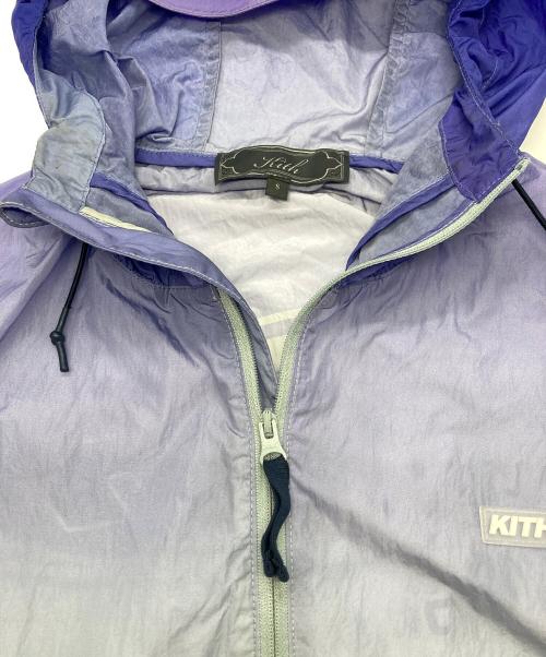 KITH（キス）KITH (キス) ダミアン ウィンドブレーカー/damien windbreaker ブルー×グリーン サイズ:Sの古着・服飾アイテム