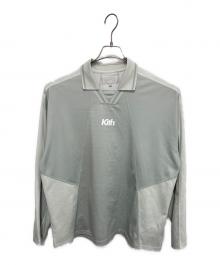 KITH（キス）の古着「Long Sleeve Panelled Otto Polo」｜グリーン