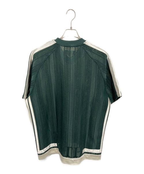 KITH（キス）KITH (キス) Leon Short Sleeve Lace Combo Jersey グリーン サイズ:Ｍの古着・服飾アイテム