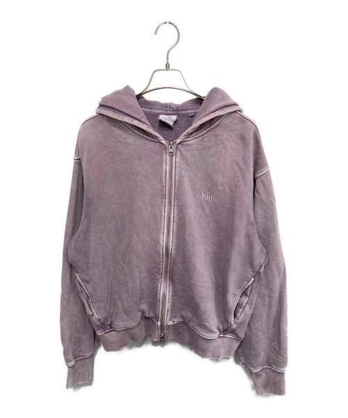 KITH（キス）KITH (キス) women tanner sueded hoodie パープル サイズ:Lの古着・服飾アイテム