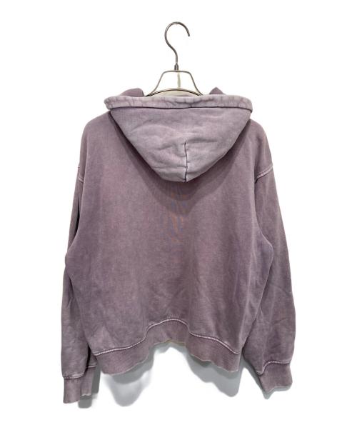 KITH（キス）KITH (キス) women tanner sueded hoodie パープル サイズ:Lの古着・服飾アイテム